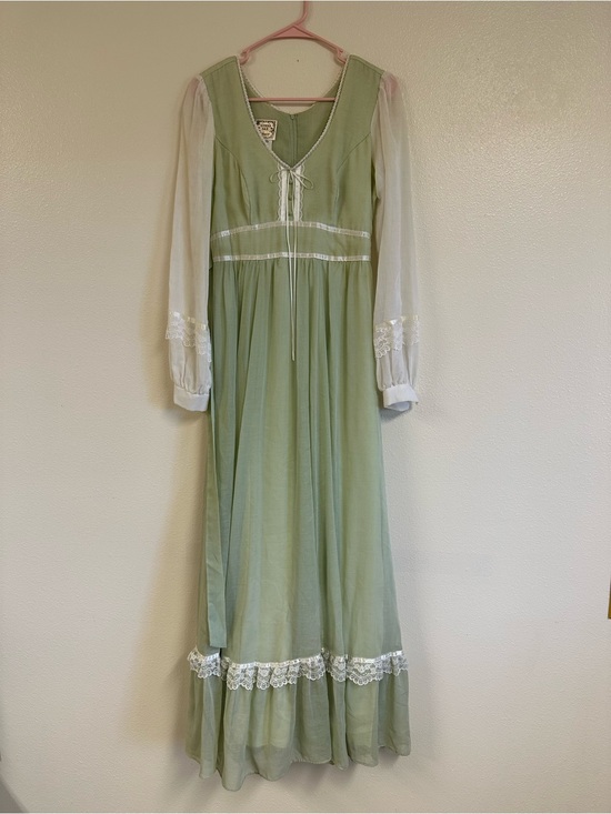 Gunne Sax Dresses & Skirts - Vintage Gunne Sax By Jessica Green Maxi Dress